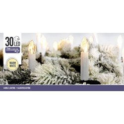 Dekoratív gyertyák, 30 LED, belső használatra