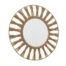 Merik falitükör, fonott keret, Ø 58 cm