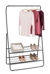 SHIVA ruhafogó polcokkal, WENKO