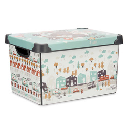 BEEP BEEP fedeles játék tároló, 22 l