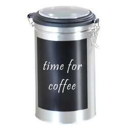 Kréta táblával, eredeti doboz, amelyben száraz termékeket lehet elhelyezni.