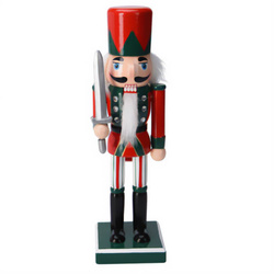 Diótörő, fa figurája, 25 cm