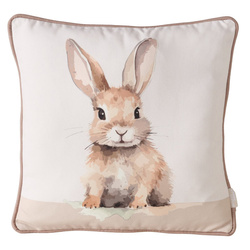 Dekoratív párna nyuszival HANSI, 45 x 45 cm