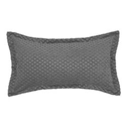 Négyzet alakú párna CHECK bársonyból, 30 x 50 cm