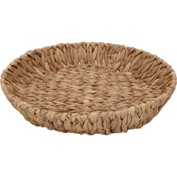 Kerek fonott kosár vízi hínárból BRAID, Ø 35 cm