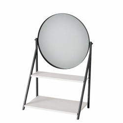 ACAPULCO álló tükör polccal, kerek, magassága 50,5 cm