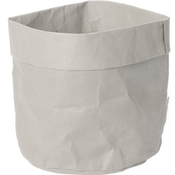 Cserépborító gyűrt papírból, 19 x 18 cm