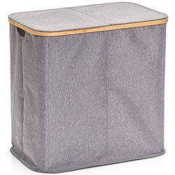 Textil mosókosár, nagy tároló a fehérneműnek, funkcionális doboz a ruhák számára.