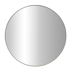 Kerek tükör NOOR, fémkeret, fekete színű, Ø 80 cm