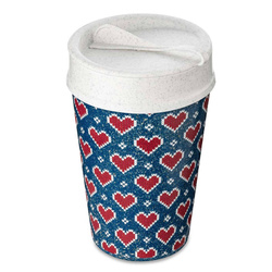 ISO TO GO kávés pohár, 400 ml, geometrikus minta, KOZIOL