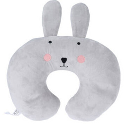 Gyerek utazópárna, mackó alakú, 30 x 30 x 9 cm