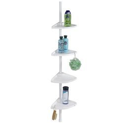 XXL-es teleszkópos fürdőszobai polc, sarok - akár 4 szint, WENKO