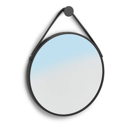 Kerek fali tükör fém keretben, Ø 40 cm
