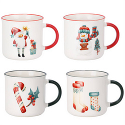 Porcelán bögre szett 200 ml, 4 db.