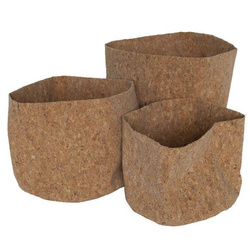 Simplicity tárolódobozok, parafa, 3 tárolóedény