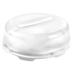 Torta szállító edény klipszekkel, Ø 30 cm