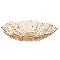 Díszes mély tányér organikus formában, Ø 22 cm