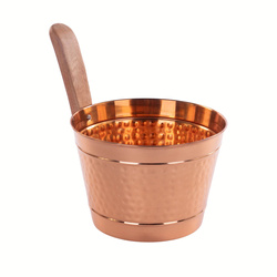 Réz szauna vödör, 4 l