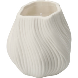 Gyertya porcelán edényben, 9 cm
