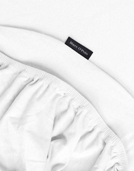 Jersey lepedő gumival, fehér, 140/160 x 200/220 cm, Marc O'Polo