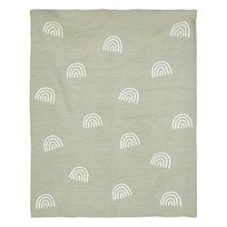 Gyermek takaró, szivárvány mintával, 100 x 80 cm