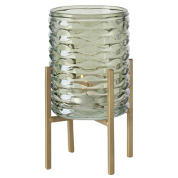 BOLITO tealight tartó, zöld üveg, Ø 8 cm