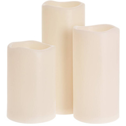 LED gyertyakészlet, kültéri dekoráció