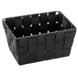 ADRIA fürdőszobai kosár, WENKO, fekete