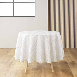 Kerek asztalterítő fényes mintával, Ø 180 cm