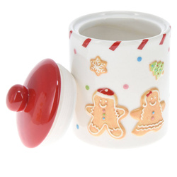 Süteményes üveg, 10 x 14 cm, MÉZES KALÁCS