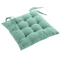 MISTRAL kötött székpárna, sima újrahasznosított pamut, 40 x 40 cm