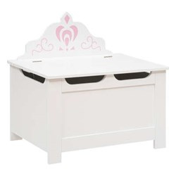 Téli Korona játékdoboz, fehér, 57 x 40 x 55 cm