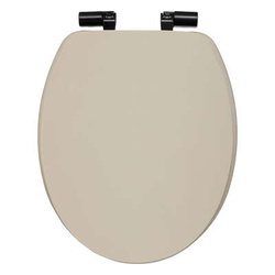 Csendesen lecsapódó ONYX WC-deszka, 37,5 x 49,9 x 5,2 cm