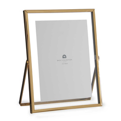 Fém fényképkeret, arany színű