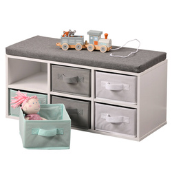 Gyermekpad 6 textil tárolóval, Kesper