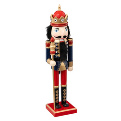 Fából készült diótörő, magassága 38 cm