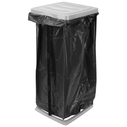 60 L-es szemetes, fedéllel, állványon