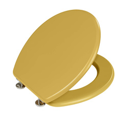 Prima WC-deszka, MDF, WENKO, mustárszínű