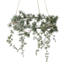 Díszes, kézzel készült KIEFER koszorú, Ø35 cm