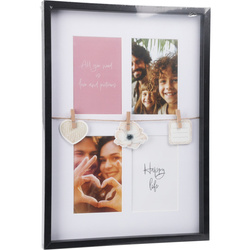 Fényképkeret díszítéssel, 31 x 27 x 43,5 cm