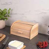 Bükkfából készült kenyértartó, fa kenyér tároló, retró kenyértartó, péksütemény tároló, kenyértartó, konyhai kiegészítők, KESPER