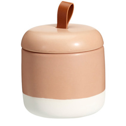 Kerámia vattapamacs tartó THE PASTELS, Ø 10 cm, rózsaszín