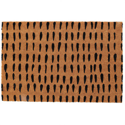 Mintás kókuszszálas lábtörlő, 59 x 39 cm