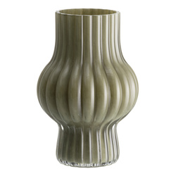 VUOKSI dekoratív üvegváza, 20 cm