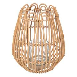 Balkonlámpás, rattan, magassága 22 cm
