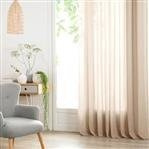 Dekoratív függöny ablakra, 140 x 240 cm, vászon