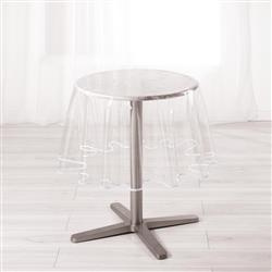 Átlátszó asztalterítő, Ø 180 cm