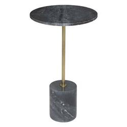 Ilian márvány asztallapú kávézóasztal, Ø 35,5 cm