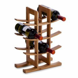 Bambusz borállvány - 12 palack, ZELLER