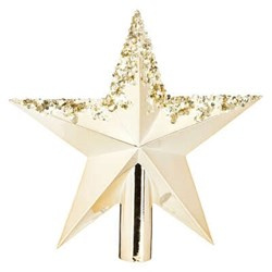 Csillag a karácsonyfa tetejére, 22 cm